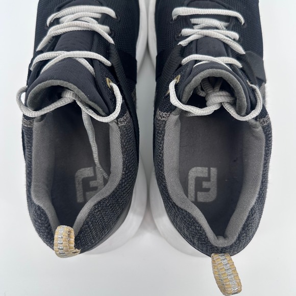 FootJoy Flex Golf Shoes Mens Size 9.5 M Black 56103 Spikeless Athletic Sneakers - Picture 6 of 9